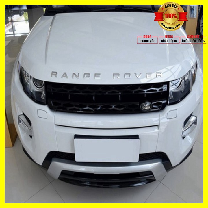 Sản phẩm  Tem Decal chữ inox Ranger Rover dán đầu hoặc đuôi xe hơi, ô tô
