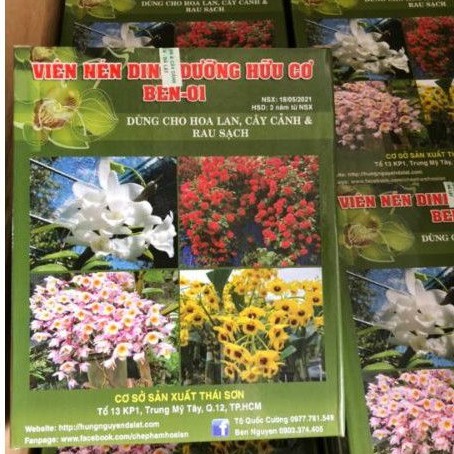 Túi 1kg Viên nén dinh dưỡng hữu cơ Ben-01 Hùng Nguyễn