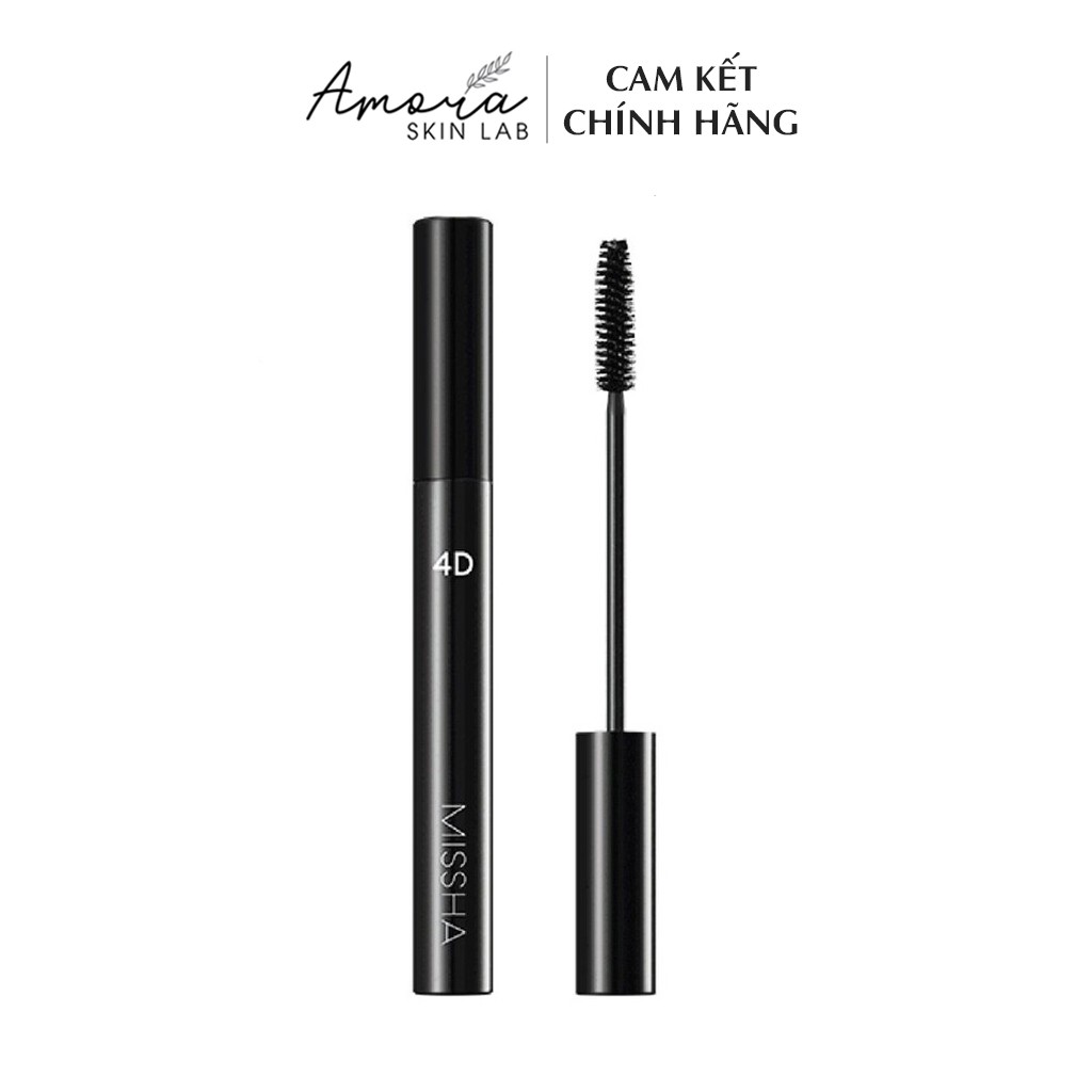 Mascara Missha 4D Mascara - Làm Dày Mi Không Lem - Amora Skinlab