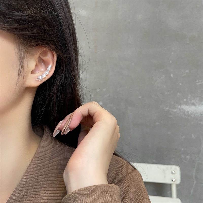 [Augustcloth | AugustJewelry] Bông tai/ Hoa tai 5 hạt cong ôm tai