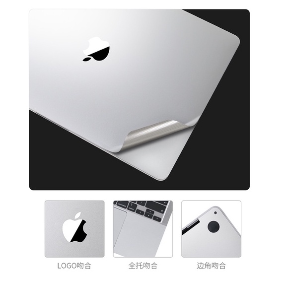 DÁN MACBOOK BẢO VỆ FULL CHÍNH HÃNG JRC 5 IN 1-Macbook air, Macbook pro: Chống trầy xước, tản nhiệt tốt