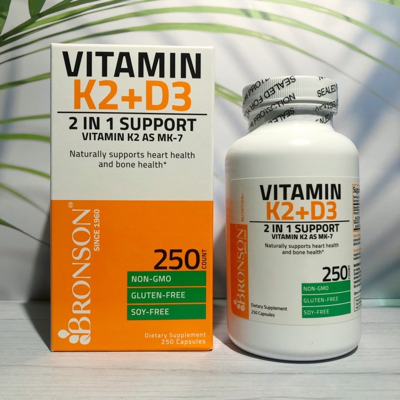 Vitamin k2 + D3 Bronson Mỹ