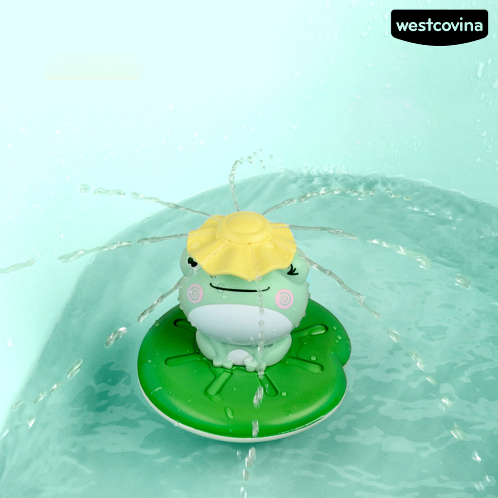 Phương Tây♋Đồ Chơi Xịt Nước Hình Chú Ếch Hoạt Hình Đáng Yêu Cho Bé Khi Tắm