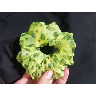 Cột tóc vải Scrunchies trái bơ ( 7 mẫu )