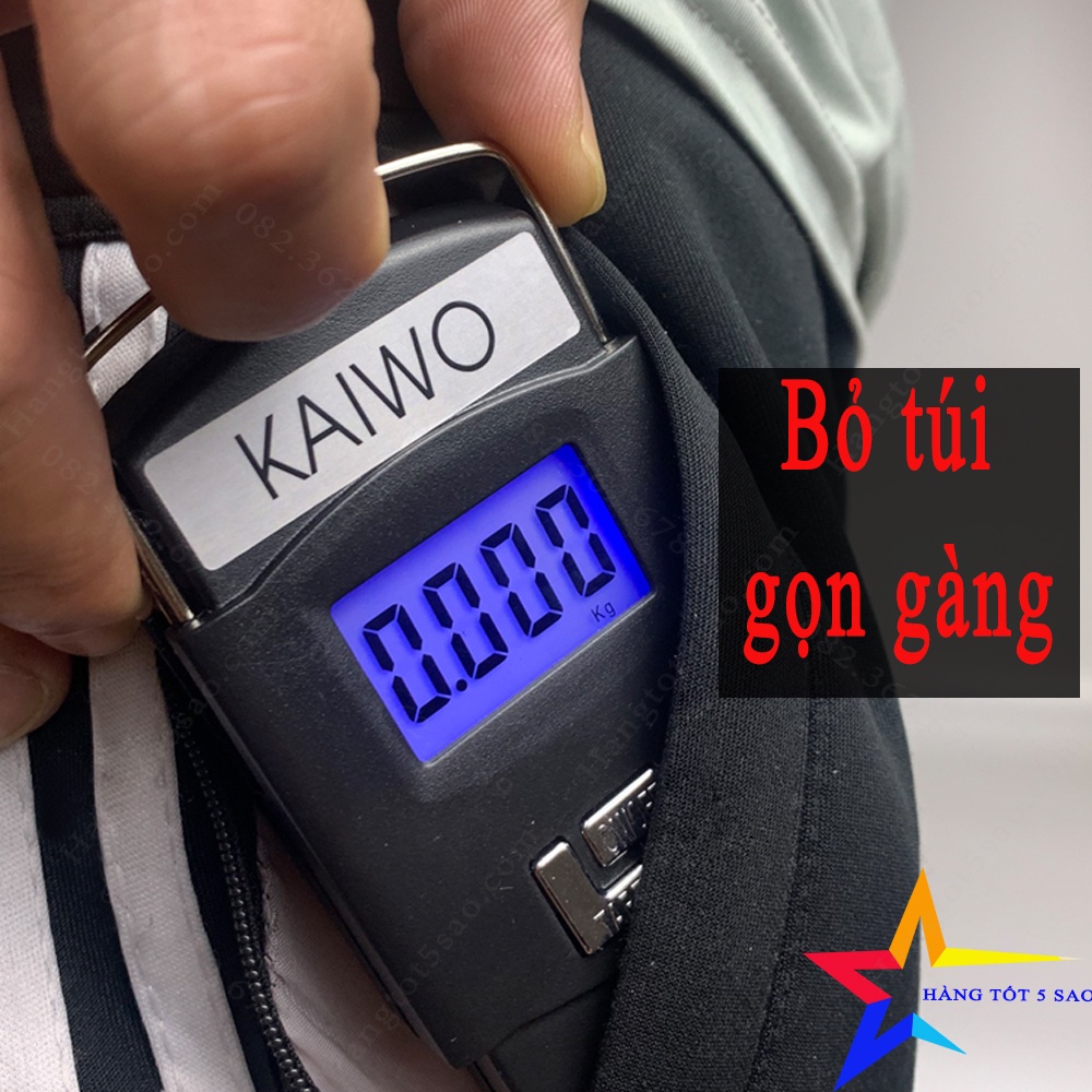 Cân Mini Điện Tử Cầm Tay Có Móc Treo 50KG Bảo Hành 12 Tháng, Cân Hành Lý, Đi Câu Nhỏ Gọn Chính Xác Gia Rẻ Có Thước Đo 1M