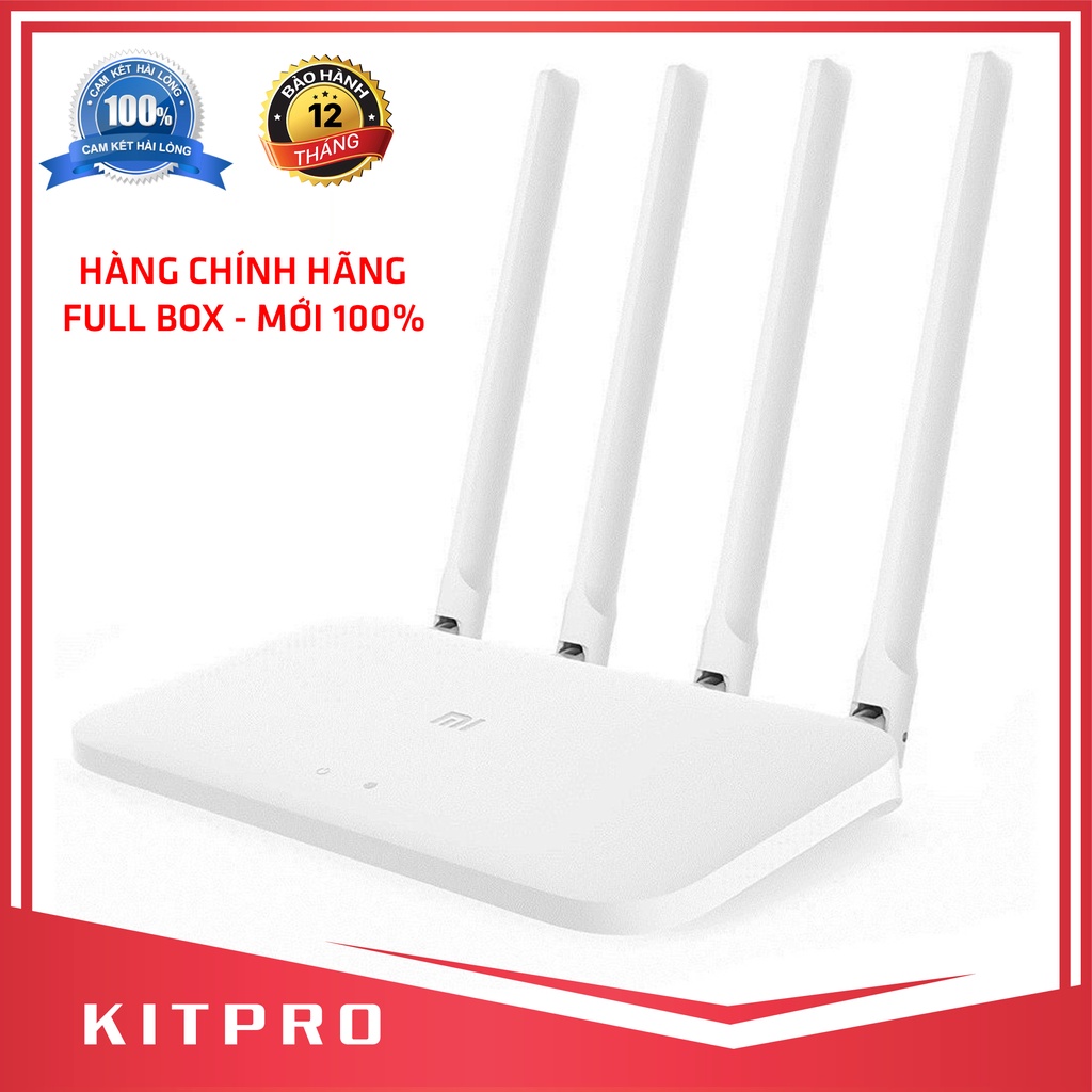 Bộ Phát WiFi Xiaomi 4A công suất mạnh, tốc độ 1200Mbps KITPRO