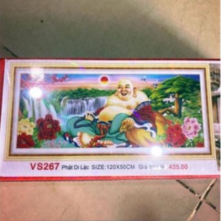 Tranh đính đá tự làm Phật Di Lặc VS267 (120*50cm)