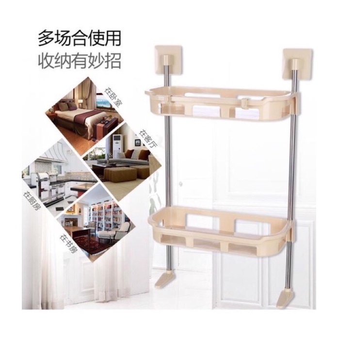 KỆ ĐỂ ĐỒ 2 TẦNG GẮN TƯỜNG