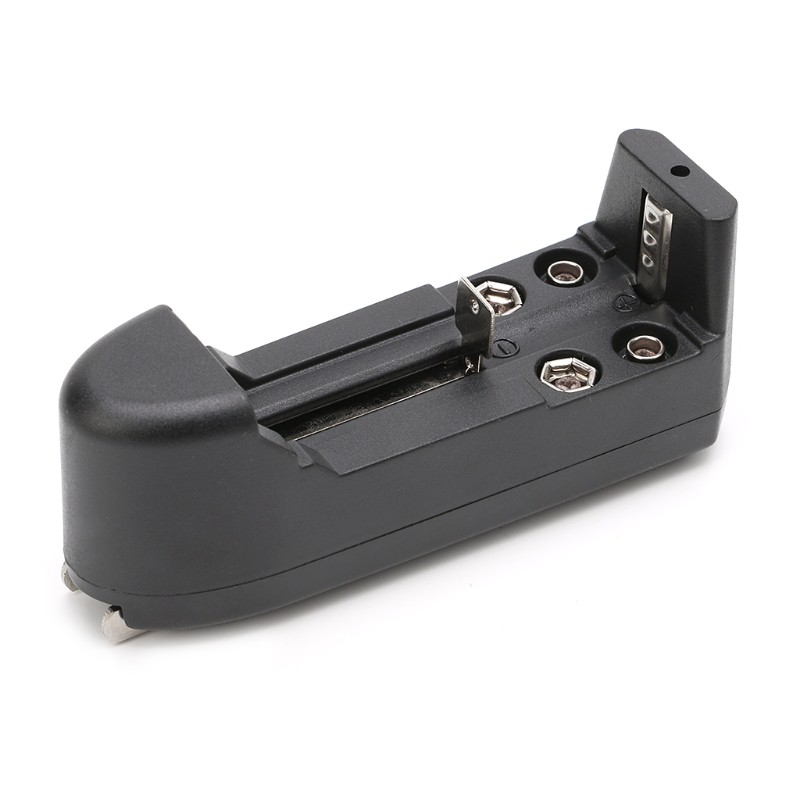 Bộ sạc pin AA AAA li Ni-Cd NiMh 3.7V 18650 bằng tre màu đen
