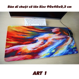 Bàn di chuột đa dạng màu sắc size 90x40x0.2cm HÀNG MỚI VỀ