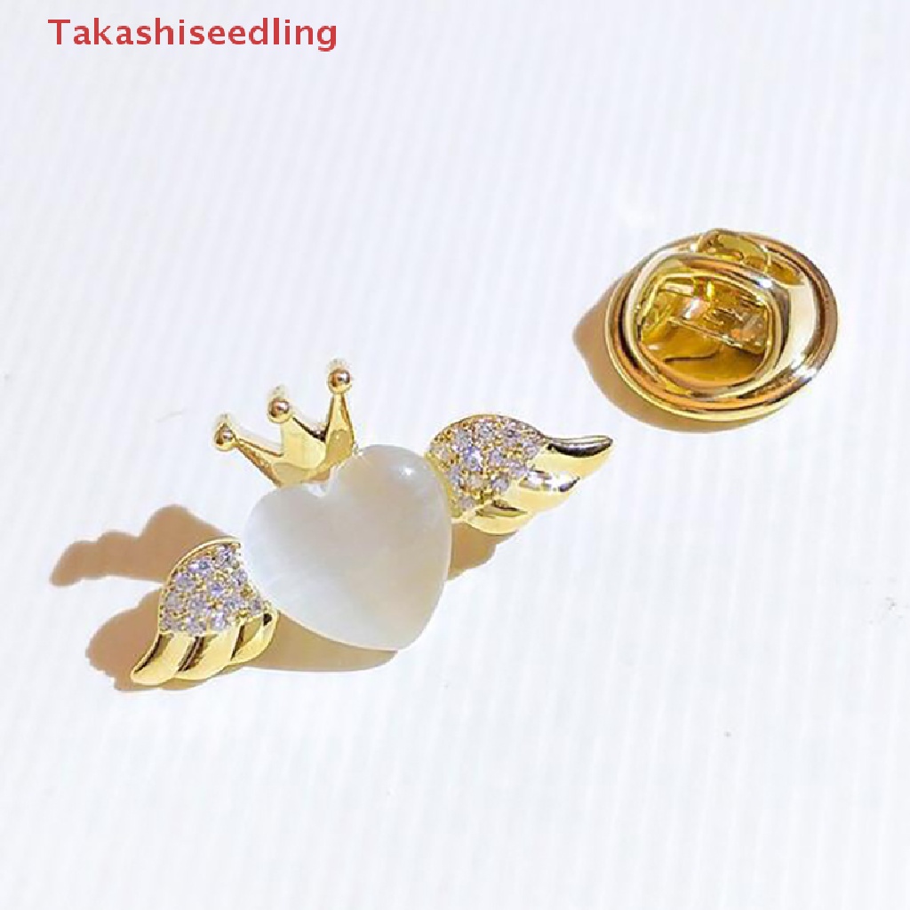 Ghim Cài Áo Hình Chú Ong / Mặt Trời / Trái Tim Đính Đá Dễ Thương Cho Nữ