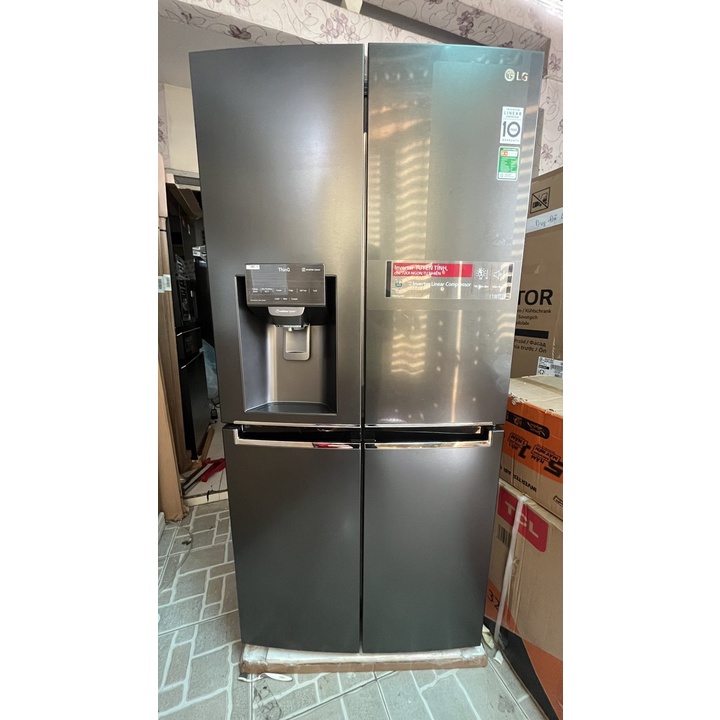 Tủ lạnh LG Inverter 494 lít GR-D22MB 2021 - Showroom Tivi TPHCM
