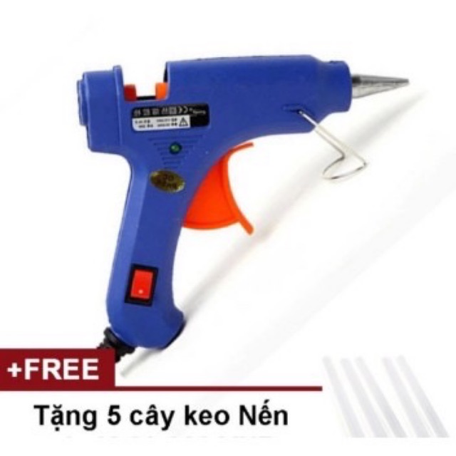 SÚNG BẮN KEO NHỎ ( 20W )TẶNG KÈM 5 CÂY KEO