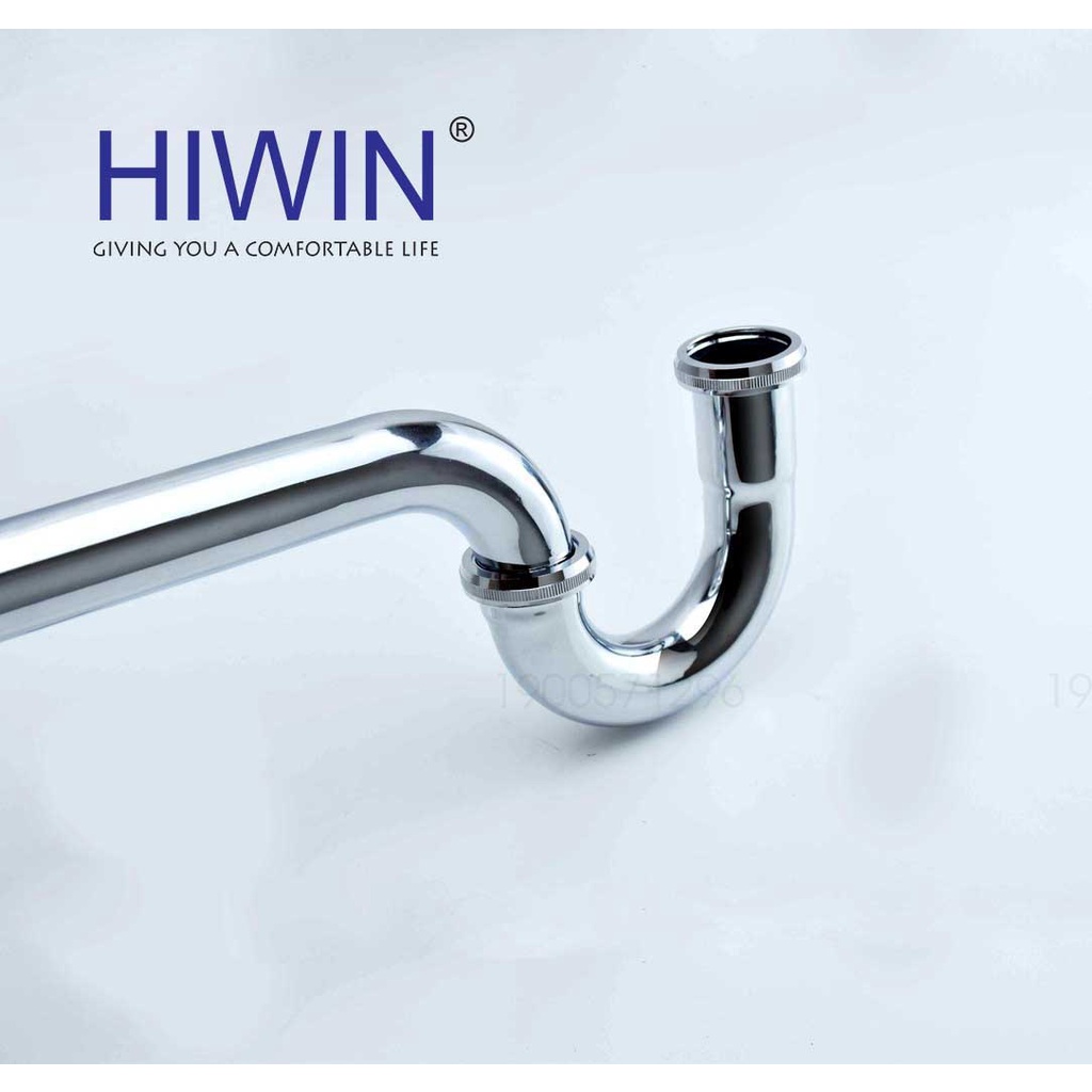 Ống thải chữ P, cổ P inox ngăn mùi hôi HIWIN