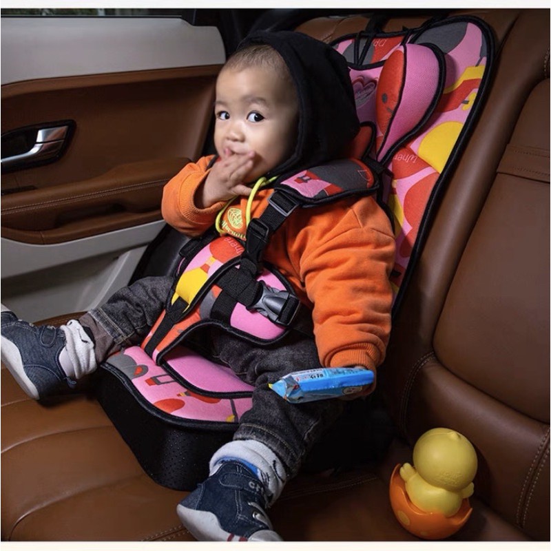 Đai ngồi ô tô cho bé 0-5 tuổi - [ CÓ ĐỆM NGỒI NÂNG TẦM NHÌN]
