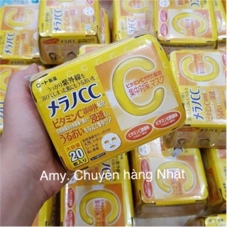 MẶT NẠ CC MELANO VITANMIN C LÀM TRẮNG DA 20 MIẾNG