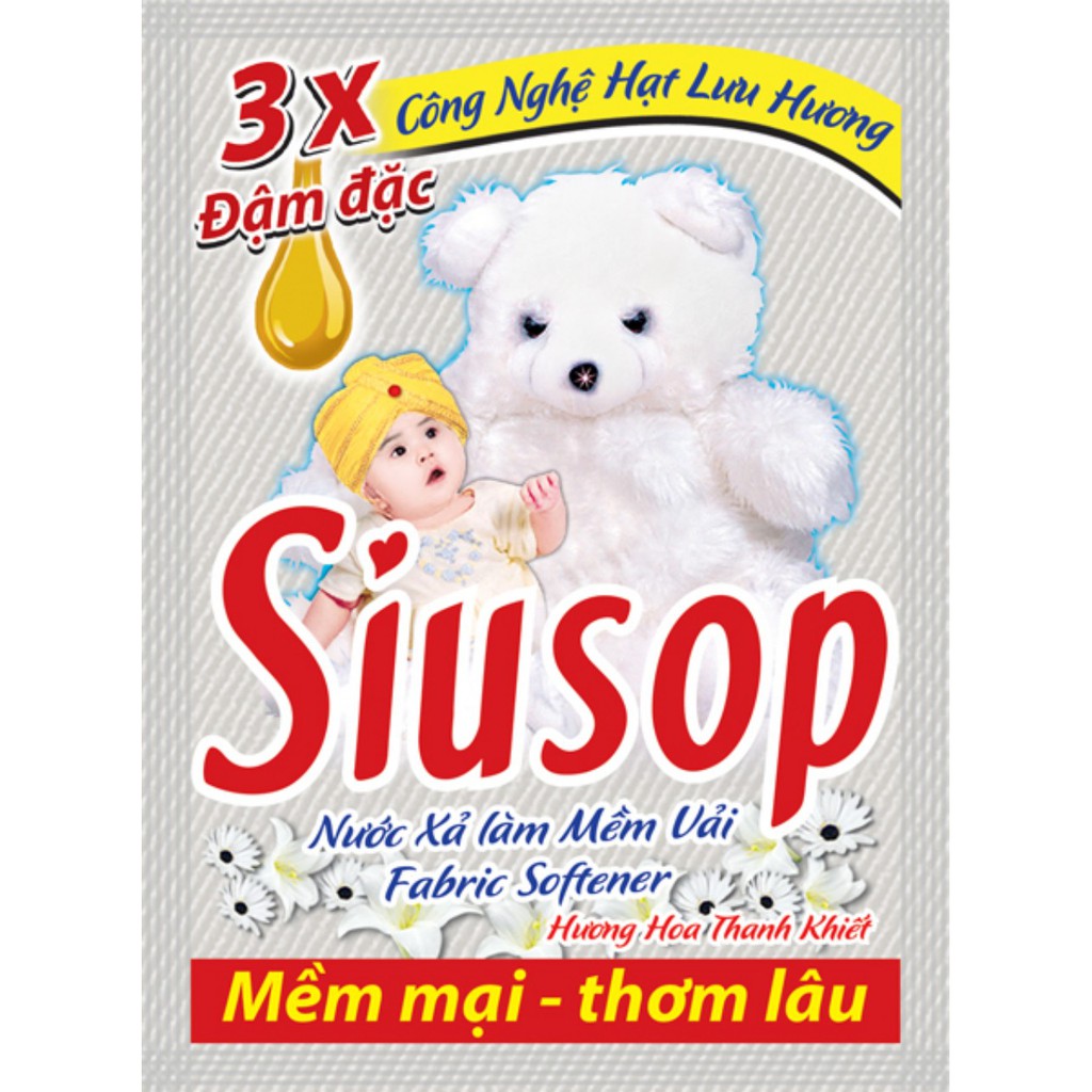Nước xả Siusop đậm đặc 10gói 20g