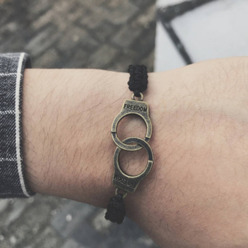 Vòng Đeo Tay Kiểu Hip-Hop Retro Cho Các Cặp Đôi