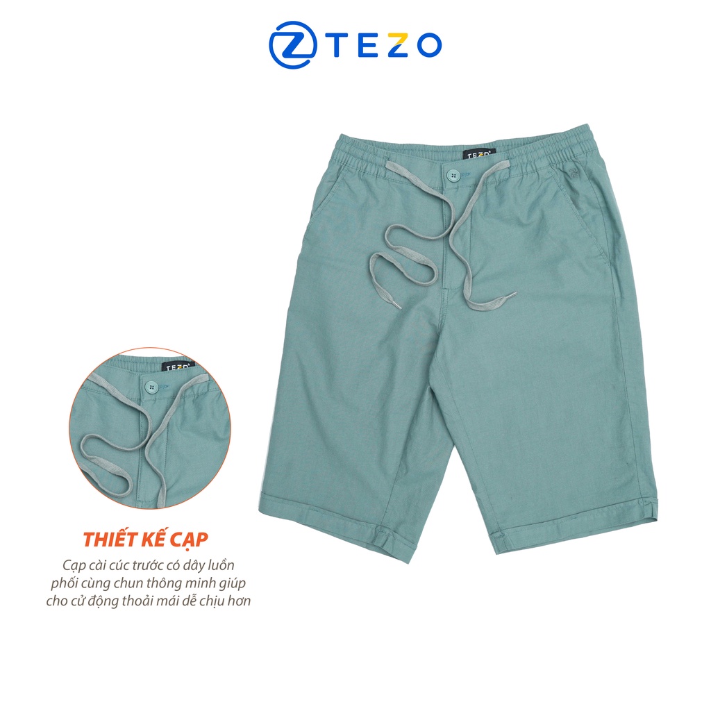 Quần short kaki nam Tezo năng động thể thao 2202QNKB08