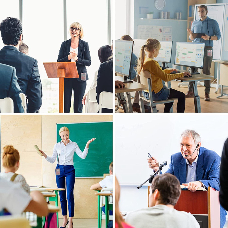 Bộ Loa Khuếch Đại Giọng Nói Di Động Kèm Micro Dùng Cho Giáo Viên/ Hướng Dẫn Sử Dụng