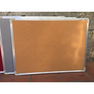 Bảng Lie (Bần) cao cấp ghim tài liệu, KT: 80x120cm (Tặng kèm 1 hộp ghim 35 chiếc)