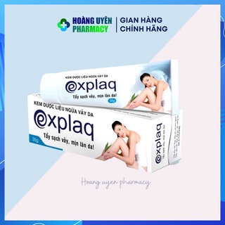 Kem dược liệu Explaq - giúp sạch vảy, mịn làn da tube 35g