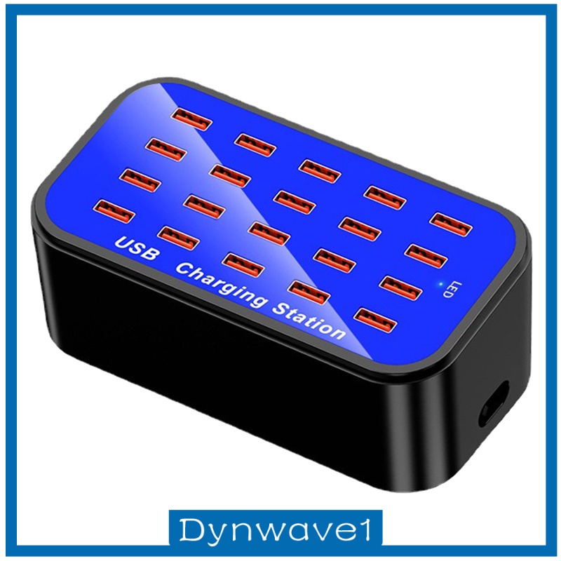 [DYNWAVE1] Universal USB Charging Station Charger 20-Port 90W/20A for Tablets Laptop UK