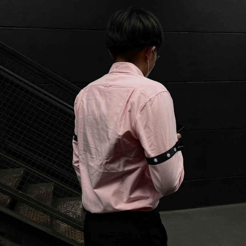 Áo sơ mi PHNT màu hồng, vải oxford cao cấp