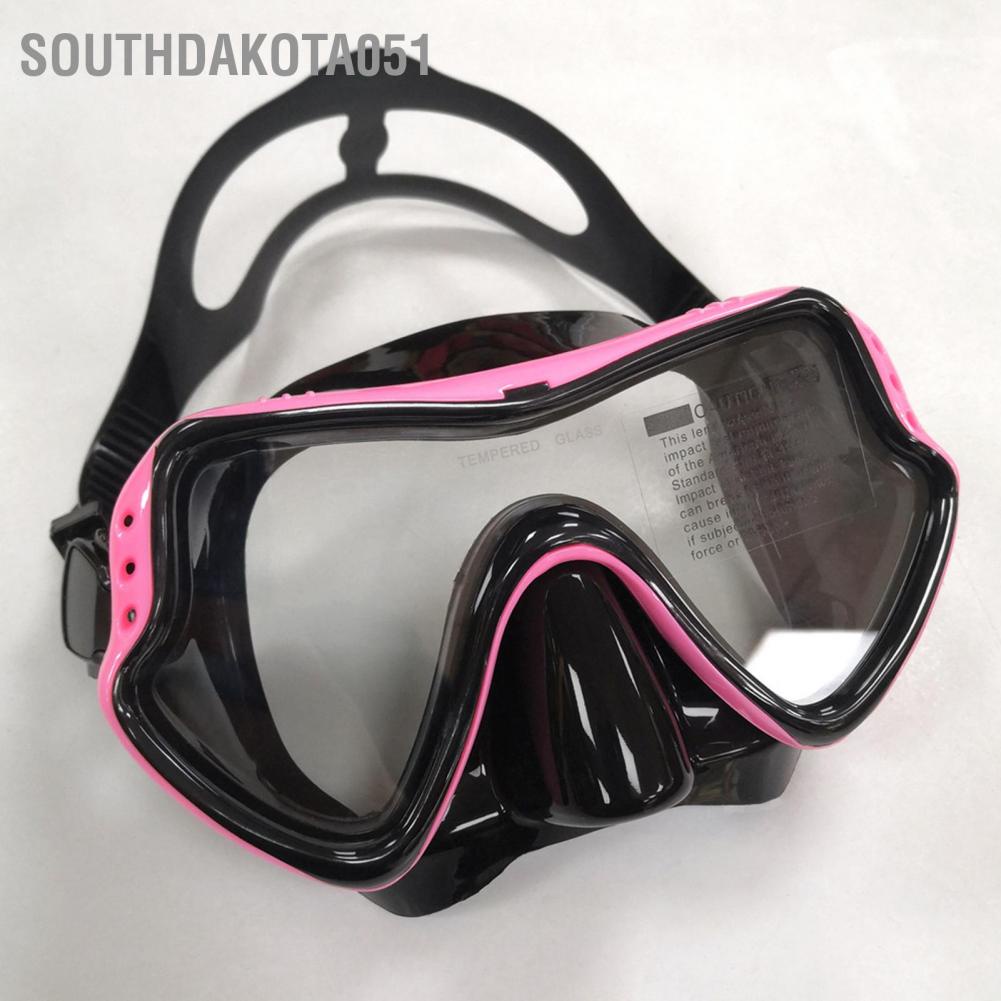 Southdakota051 Diving Snorkel Set Safe Adjustable Elastic Prevent Slipping Mask for Men and Women