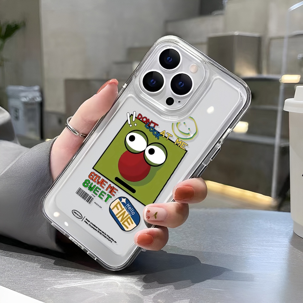 Ốp Điện Thoại Trong Suốt Họa Tiết Mũi Chú Hề Vui Nhộn Cho iphone 14ProMax 14Plus 13 11 12 7Plus X XR