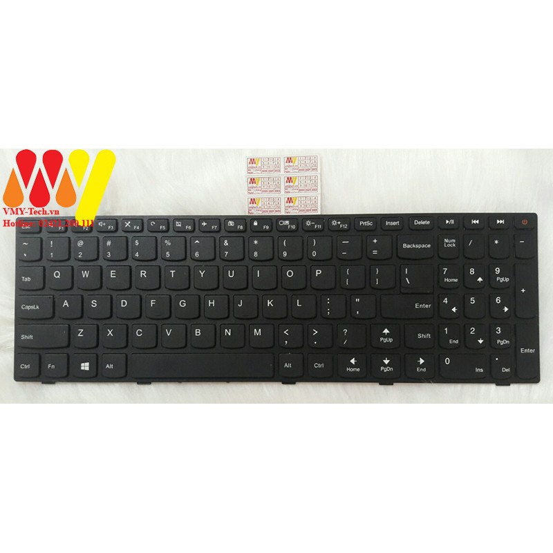 Bàn phím laptop Lenovo Ideadpad 110-15 110-15ACL 110-15AST 110-15IBR 110-15ISK 110-17ACL 110-17IKB có nút nguồn NEW 100%