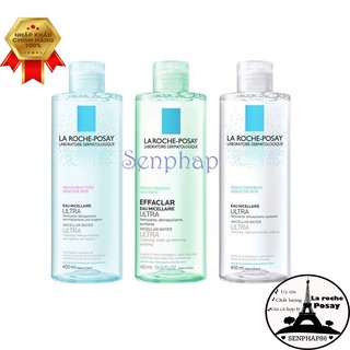 Nước tẩy trang La roche Posay ❤️FREE SHIP❤️  cho da dầu, nhạy cảm, khô dung tích 400ml tốt nhất