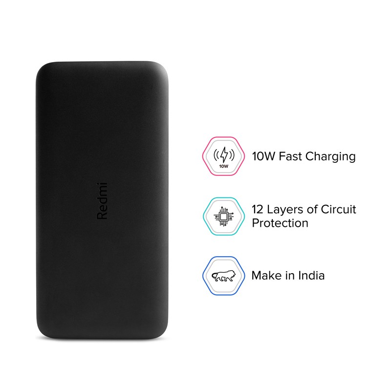 Sạc dự phòng Xiaomi Redmi 10000mAh - Hàng chính hãng