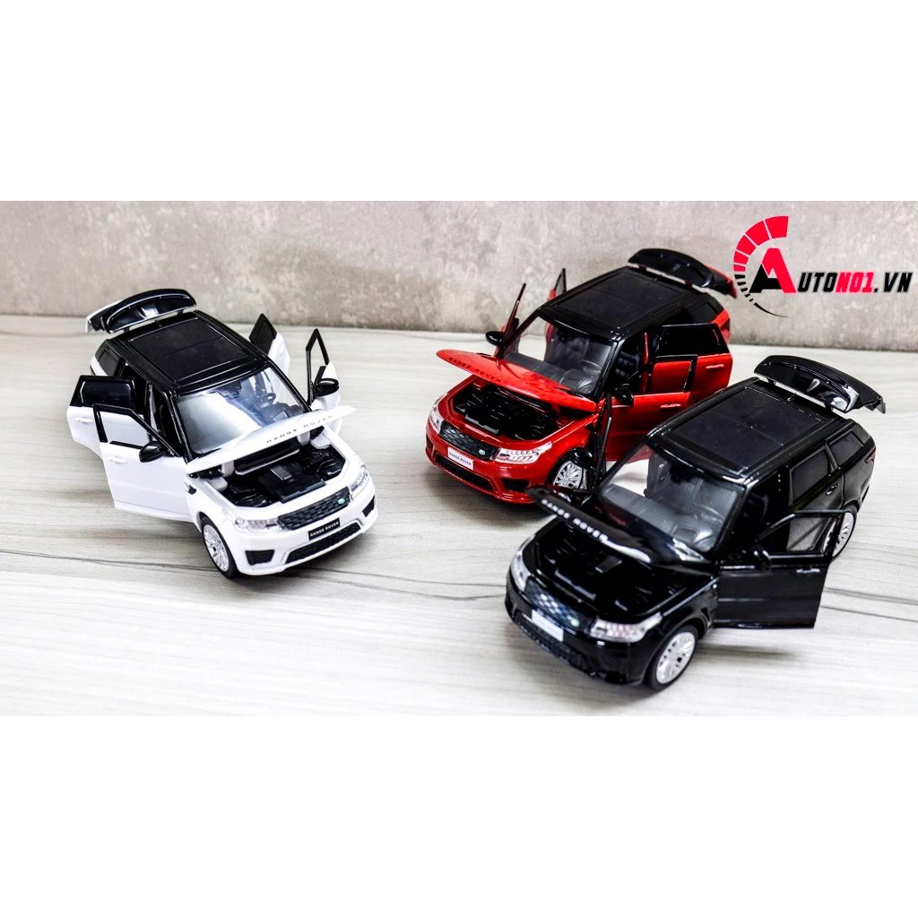 MÔ HÌNH XE LAND ROVER RANGE ROVER SPORT WHITE 1:32 JACKIEKIM 7624