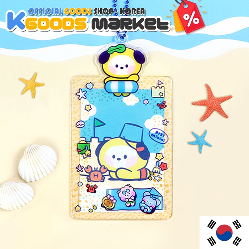 Khung ảnh Bts bt21 thời trang bầu trời hè
