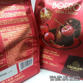 [Hỏa Tốc] Socola bọc cherry Boero 210g Zaini