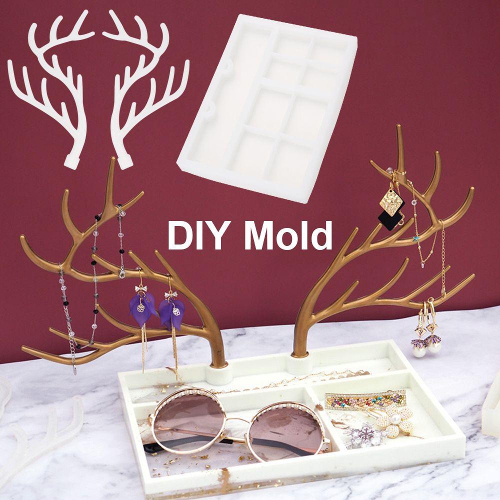 Khuôn Làm Nhựa Resin UV Hình Sừng Hươu