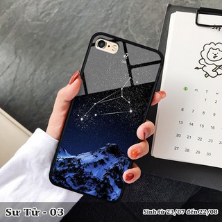 Ốp lưng kính 3D iPhone 6 Plus cung hoàng đạo