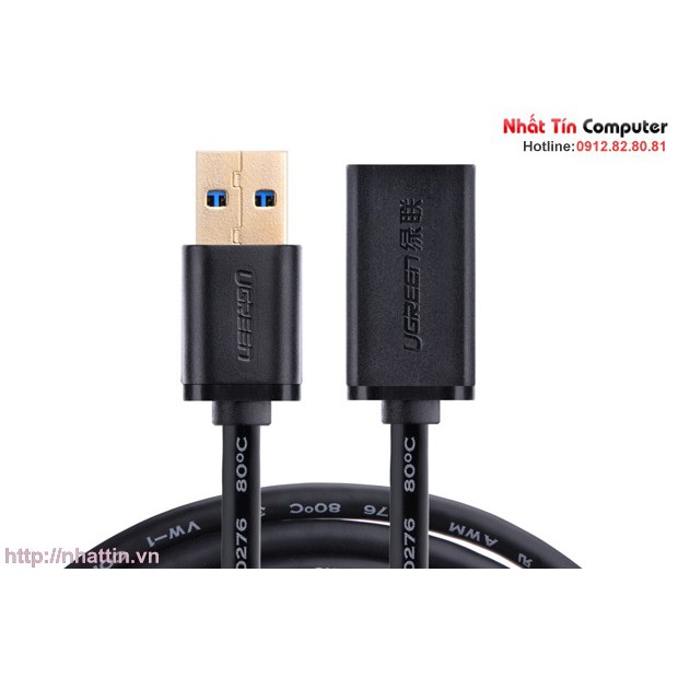 Cáp USB nối dài 3.0 dài 0,5m chính hãng Ugreen UG-30125 cao cấp