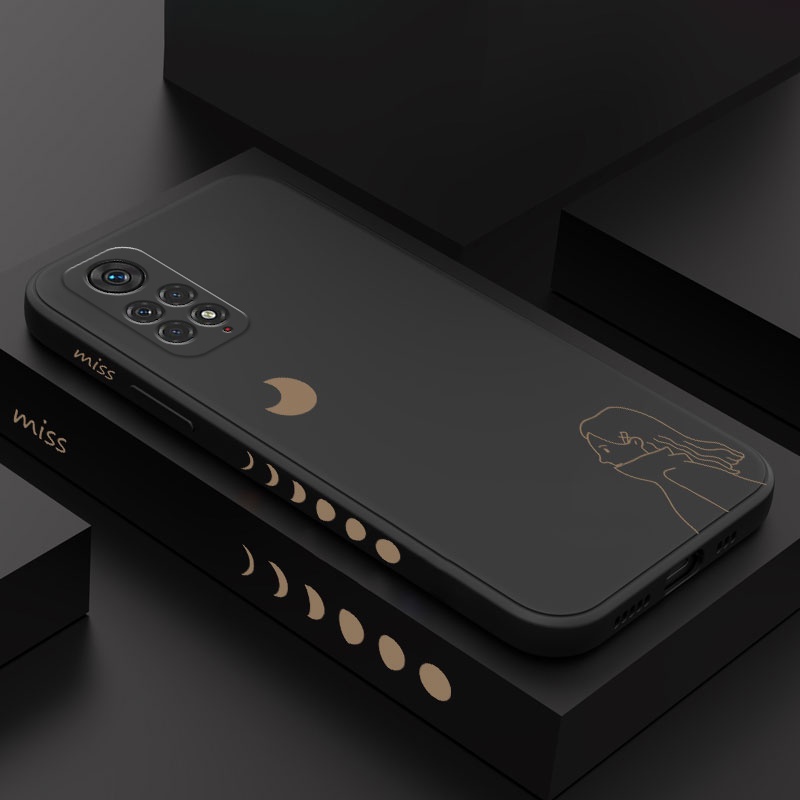 Ốp Điện Thoại Họa Tiết Mặt Trăng Twilight Miss Sáng Tạo Cho Xiaomi Redmi Note 11 11S Pro Plus + 4G 5G