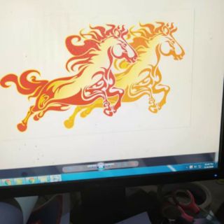 Tem ngựa hoa văn (1 bộ)