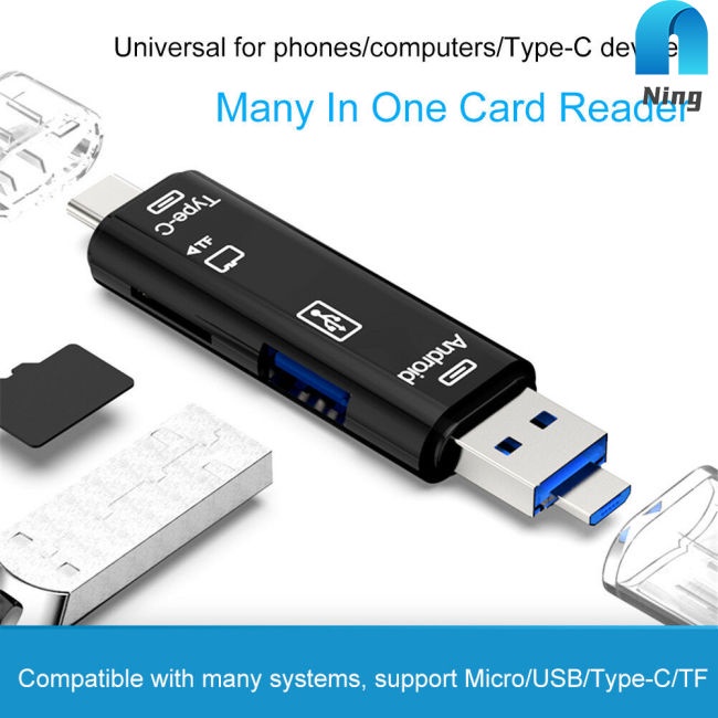 Đầu Đọc Thẻ Nhớ Đa Năng Cổng type-c Sang TF USB2.0