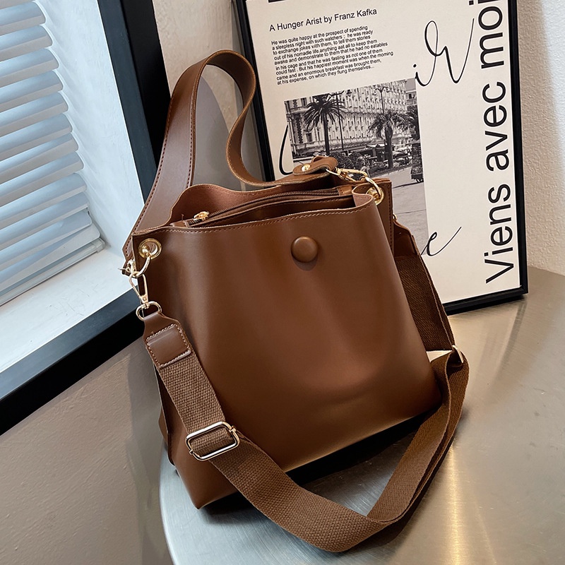 Túi Đeo Vai Dây Bản Rộng Dễ Điều Chỉnh Phong Cách Hàn Quốc Cho Nữ