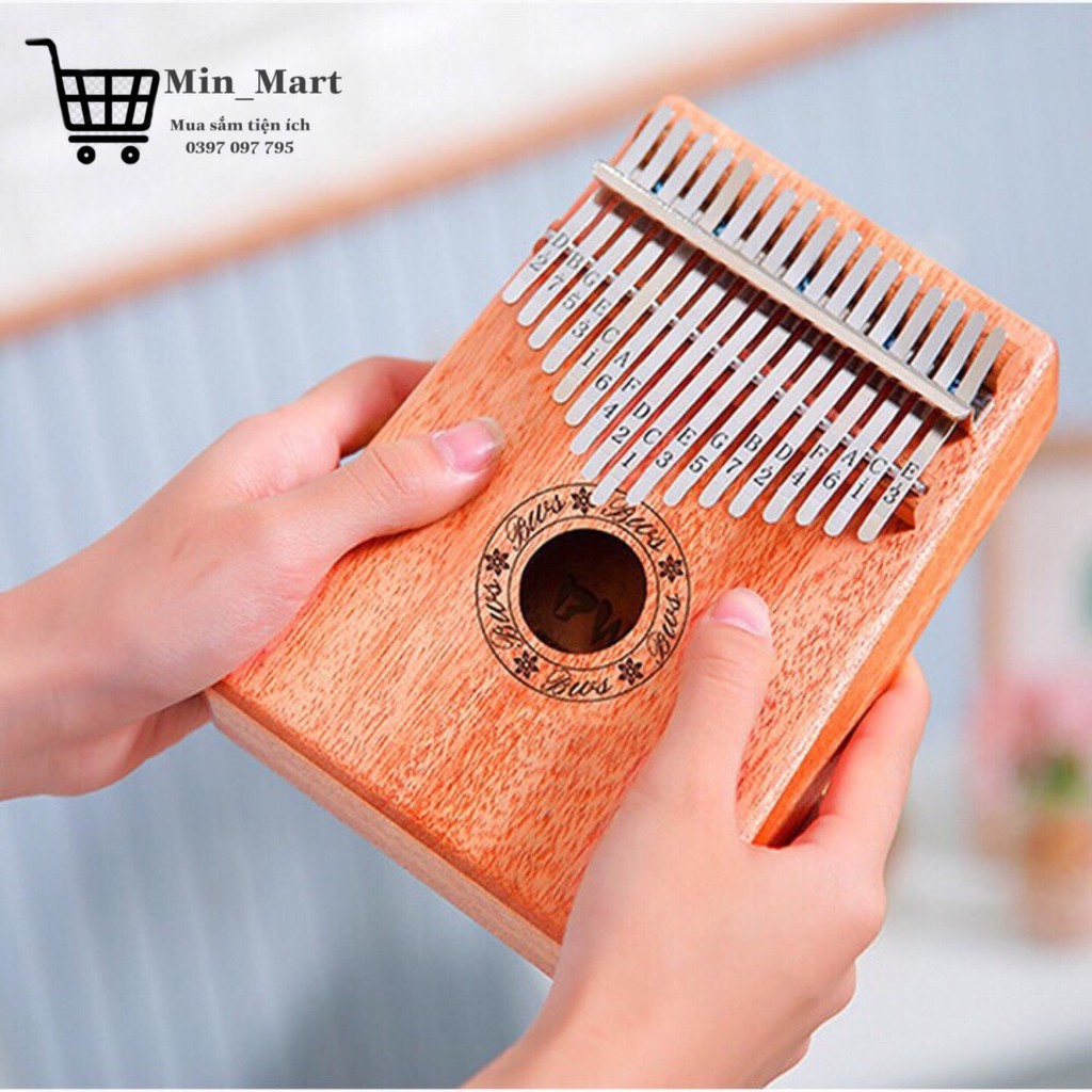 Đàn Kalimba - Đàn 17 Phím Kalimba Thumbs Piano Sử Dụng Ngón Tay