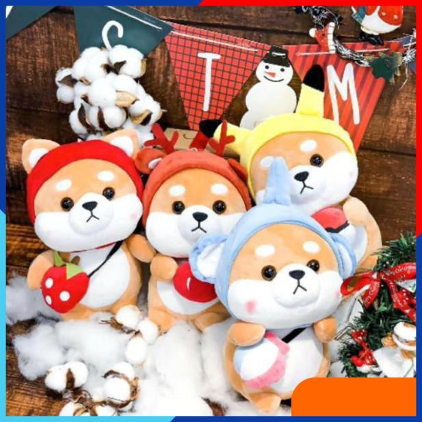 [FREESHIP - HÀNG LOẠI 1] Gấu bông gối ôm chú chó Shiba Cosplay đáng yêu nghộ nghĩnh