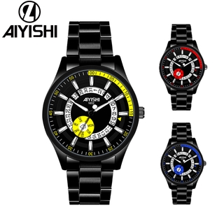 Đồng Hồ Đeo Tay AIYISHI 1652 Có Dây Đeo Thép Không Gỉ Thời Trang Cho Nam