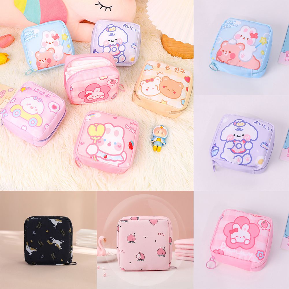 Túi đựng đồ vệ sinh cá nhân/ thẻ/ mỹ phẩm/ đồ trang điểm di động cho nữ