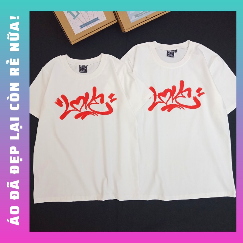 Áo đôi nam nữ tình yêu bạn thân đẹp giá rẻ ❤️COUPLE STORE❤️BST Áo cặp nam nữ mới nhất 2021 chất thun cotton 100% cao cấp