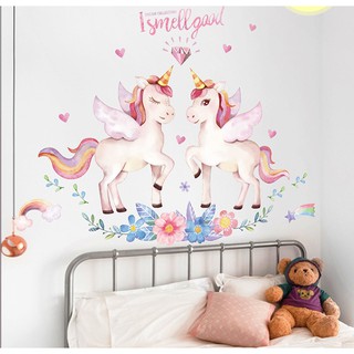 Decal dán tường Kì lân cho bé
