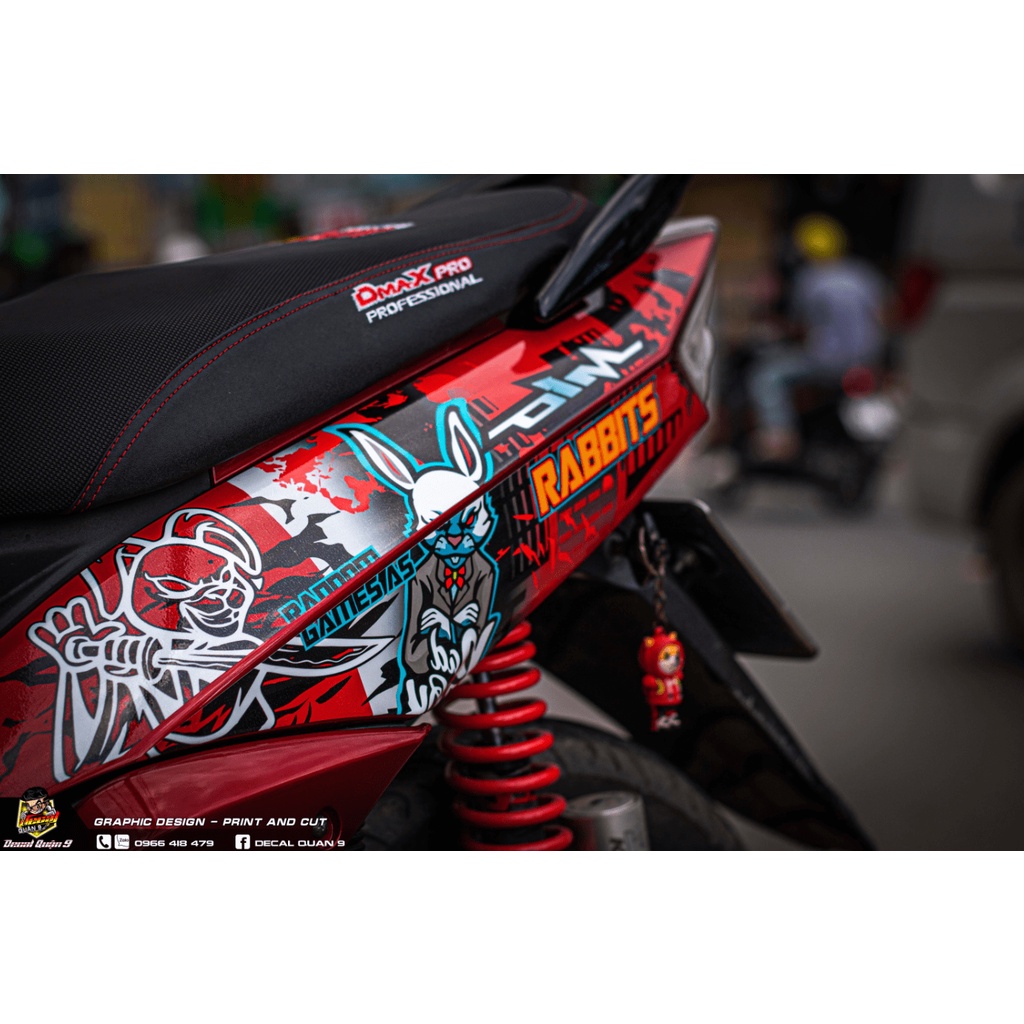 Utimo thiết kế thỏ rabit đỏ đen